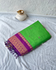 Picture of Parrot Green Kalyani Cotton Saree